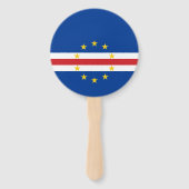 カーボベルデの国旗 ハンドファン (裏面)