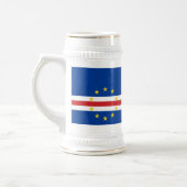 カーボベルデの国旗 ビールジョッキ (左)