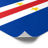 カーボベルデの国旗 ポスター (角)