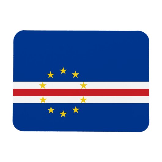 カーボベルデの国旗 マグネット (横)