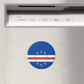 カーボベルデの国旗 マグネット (インサイチュ (食洗機))