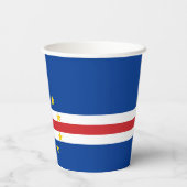 カーボベルデの国旗 紙コップ (裏面)