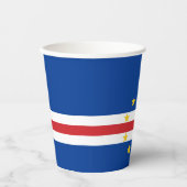 カーボベルデの国旗 紙コップ (正面)