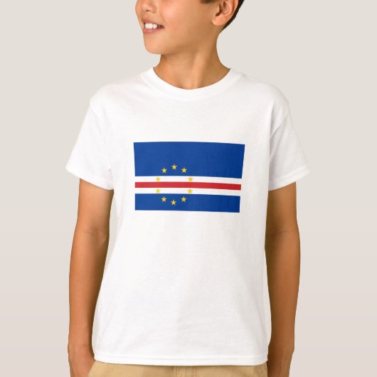 カーボベルデの国旗 Tシャツ (正面)