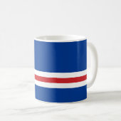 カーボベルデの旗 コーヒーマグカップ (正面右)