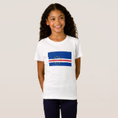 カーボベルデの旗 Tシャツ (正面フル)
