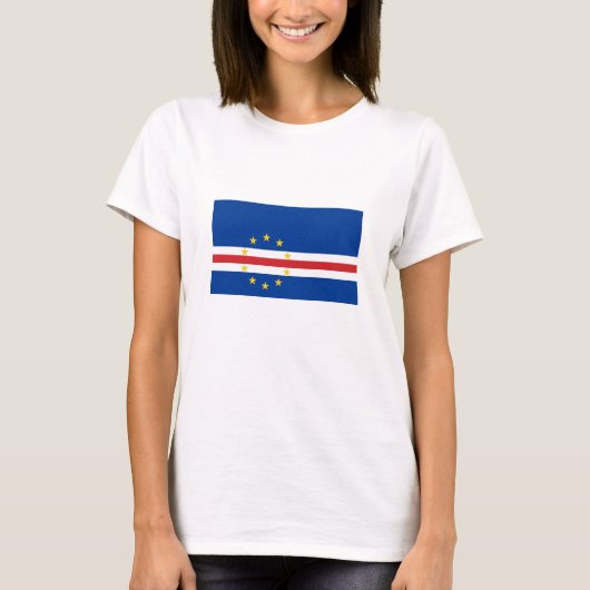 カーボベルデの旗 Tシャツ (正面)