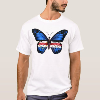 カーボベルデの蝶の旗 Tシャツ