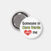 カーボベルデの誰かが私を愛している マグネット (正面/裏面)