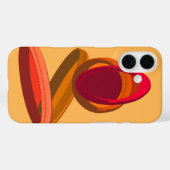 カーボベルデの雨からカチューパへ 抽象的なイラスト Case-Mate iPhoneケース (裏面 (横))