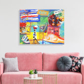 カーボベルデウォールキャンバス キャンバスプリント (インサイチュ (リビング))