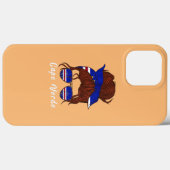 カーボベルデガールバンダナウーマンメッシーバンケープ Case-Mate iPhoneケース (裏面 (横))