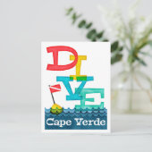 カーボベルデダイブ – スカラフルクバ ポストカード (スタンド正面)