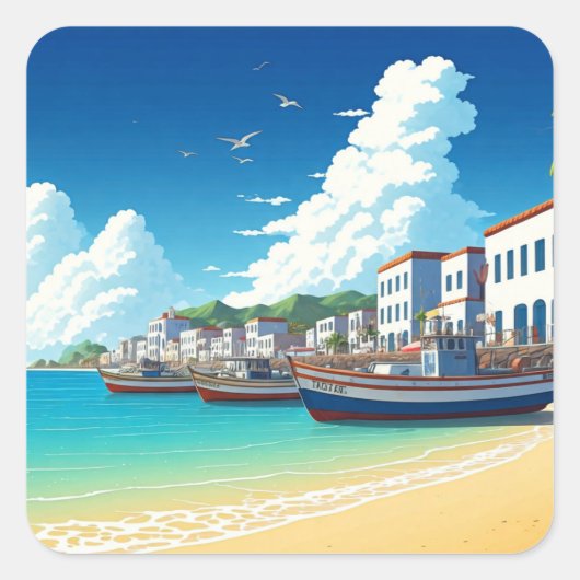 カーボベルデトラベル スクエアシール (正面)
