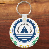 カーボベルデブラサンデアルマスデカボヴェルデのエンブレム キーホルダー (正面)