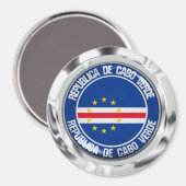 カーボベルデラウンドエンブレム マグネット (正面/裏面)