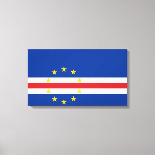 カーボベルデーン国旗（カボヴェルデ） キャンバスプリント (正面)