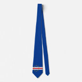 カーボベルデ共和国の旗 ネクタイ (正面)