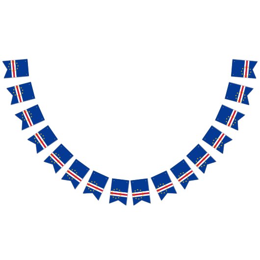 カーボベルデ共和国の旗 バンティングフラッグ (全)