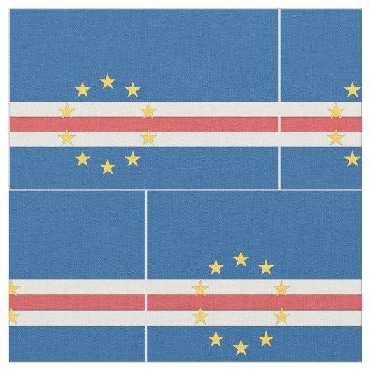 カーボベルデ共和国の旗 ファブリック (クローズアップ)