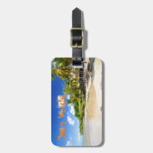 カーボベルデ共和国の熱帯島 ラゲッジタグ (正面縦)