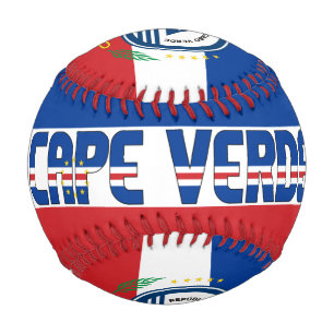 カーボベルデ国旗と紋章愛国心 野球ボール