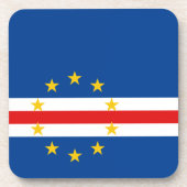 カーボベルデ国旗のコースター コースター (正面)