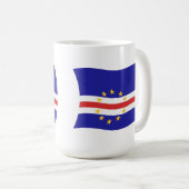 カーボベルデ国旗のマグカップ コーヒーマグカップ (正面右)