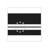 カーボベルデ国旗ウッドアートスタンプ ラバースタンプ (インプリント)