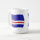 カーボベルデ国旗マグカップ コーヒーマグカップ (正面左)