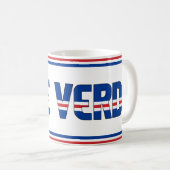カーボベルデ国旗愛国 コーヒーマグカップ (正面右)