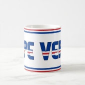 カーボベルデ国旗愛国 コーヒーマグカップ (中央)