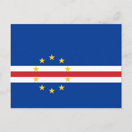 カーボベルデ国旗、カーボベルデ国旗 ポストカード (正面)