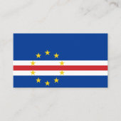 カーボベルデ国旗、カーボベルデ国旗 名刺 (正面)