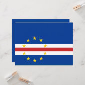 カーボベルデ国旗（カーボベルデ） カード (正面/裏面インサイチュ)