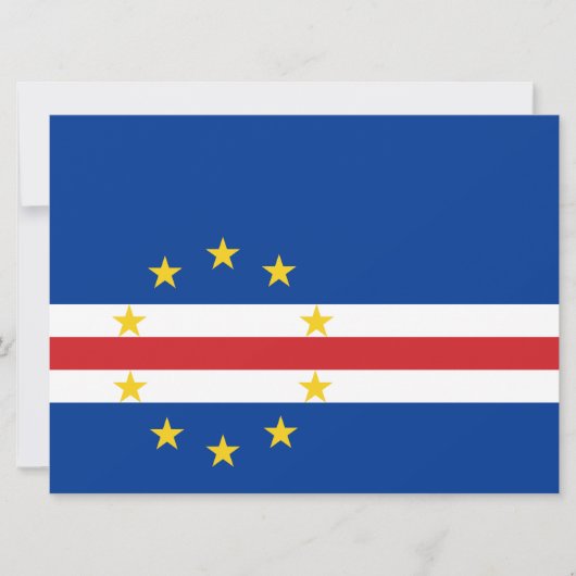 カーボベルデ国旗（カーボベルデ） カード (正面)