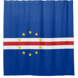 カーボベルデ国旗（カーボベルデ） シャワーカーテン