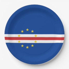 カーボベルデ国旗（カーボベルデ） ペーパープレート