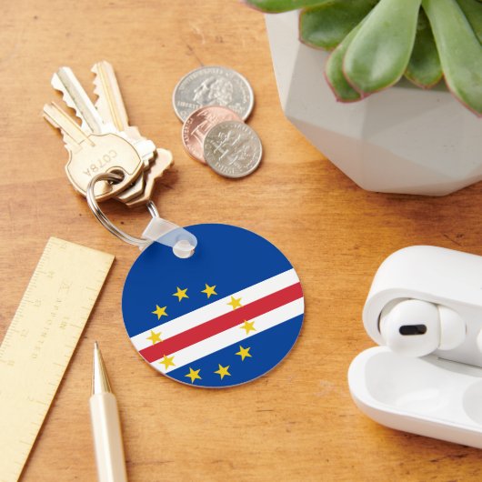 カーボベルデ国旗 キーホルダー (デスク)
