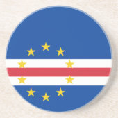 カーボベルデ国旗 コースター (正面)