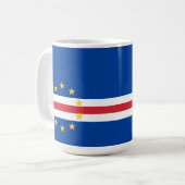 カーボベルデ国旗 コーヒーマグカップ (正面左)
