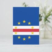 カーボベルデ国旗 サンキューカード (スタンド正面)