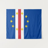 カーボベルデ国旗 タペストリー (正面(横))