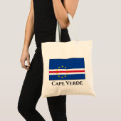 カーボベルデ国旗 トートバッグ (正面(商品))