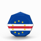 カーボベルデ国旗 フォトブロック (正面)