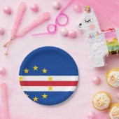 カーボベルデ国旗 ペーパープレート (パーティー)