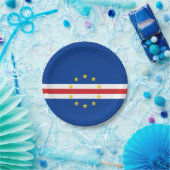 カーボベルデ国旗 ペーパープレート (パーティー)