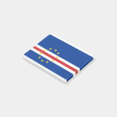 カーボベルデ国旗 ポストイット (アングル)