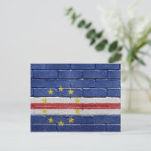 カーボベルデ国旗 ポストカード (スタンド正面)