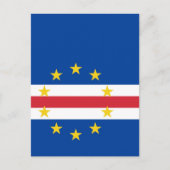 カーボベルデ国旗 ポストカード (正面)